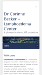 Mobile Screenshot of lymphoedemacenter.com